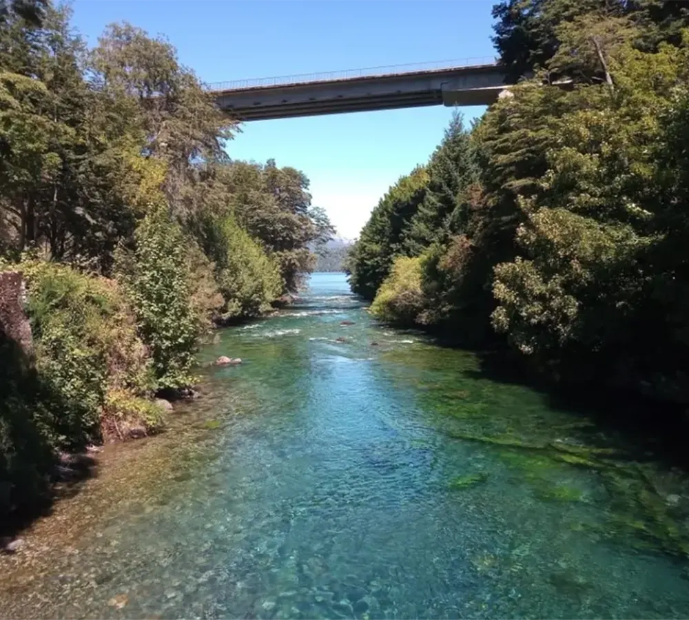 río Correntoso de Villa La Angostura
