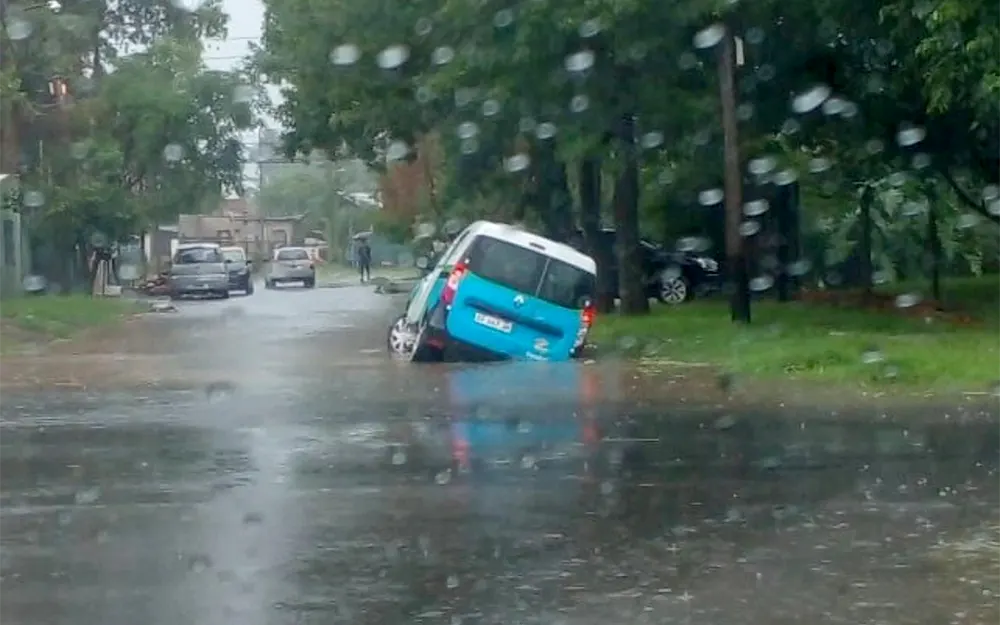 El temporal en Escobar: en cuatro días llovió el equivalente a todo marzo