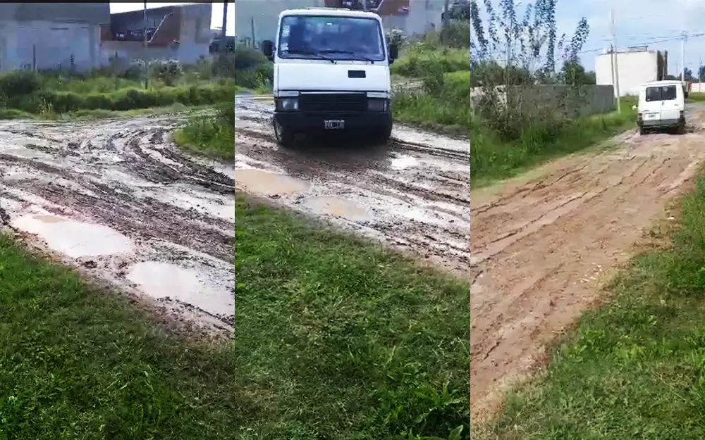 Microbasurales y calles intransitables en los barrios Lambertuchi y Cerro Rico