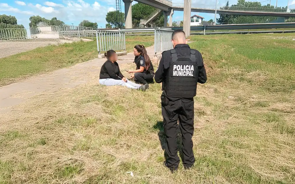 La Policía Municipal frustró un intento de suicidio sobre la Panamericana