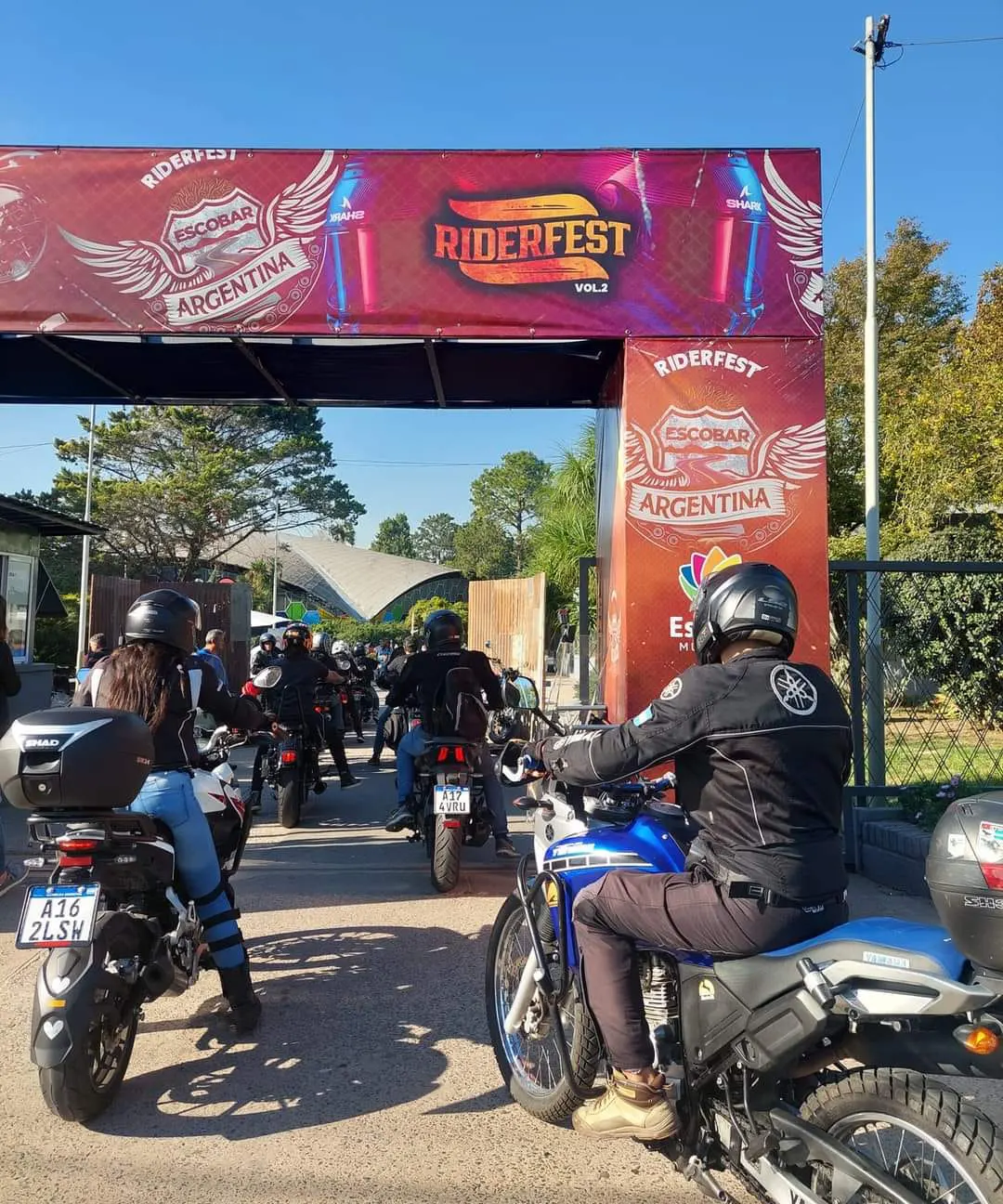 Moteros en la segunda edición del Rider Fest en Escobar