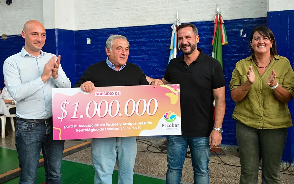 El Municipio le entregó un subsidio de un millón de pesos a APANNE