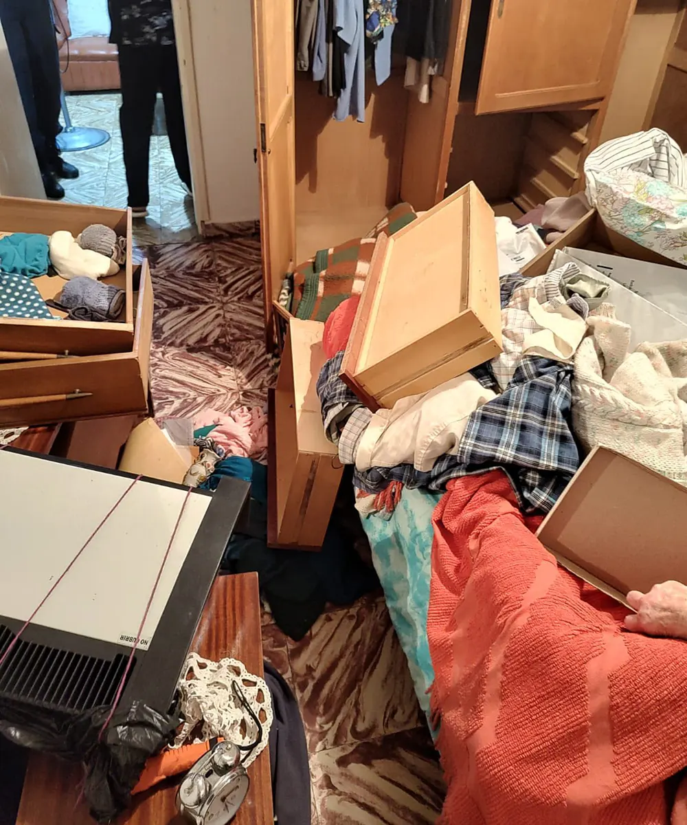 la vivienda donde se produjo la entradera