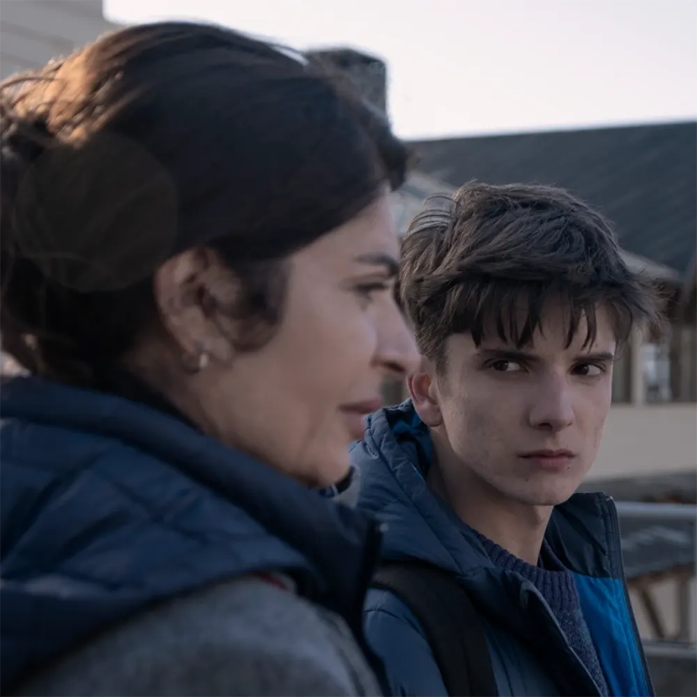 Soledad Villamil y Matías Recalt en una escena de Atrapados