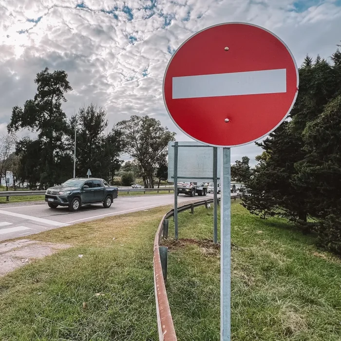 las señalizaciones del puente inglés