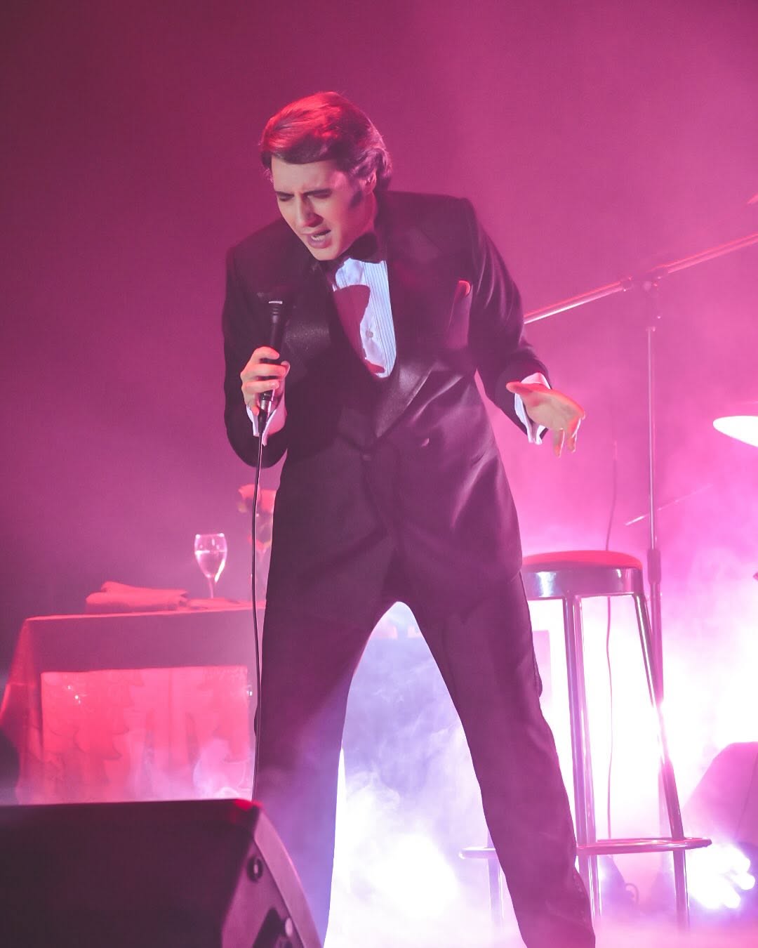 Fernando Samartin como Sandro en su homenaje