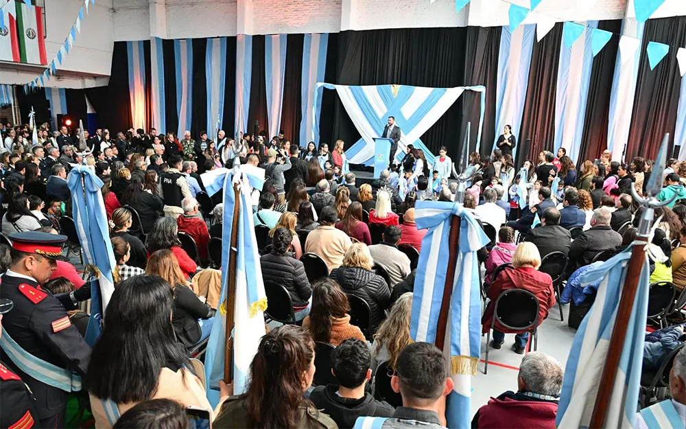 Escobar celebró el 25 de Mayo con un acto en la sede del Club Italiano