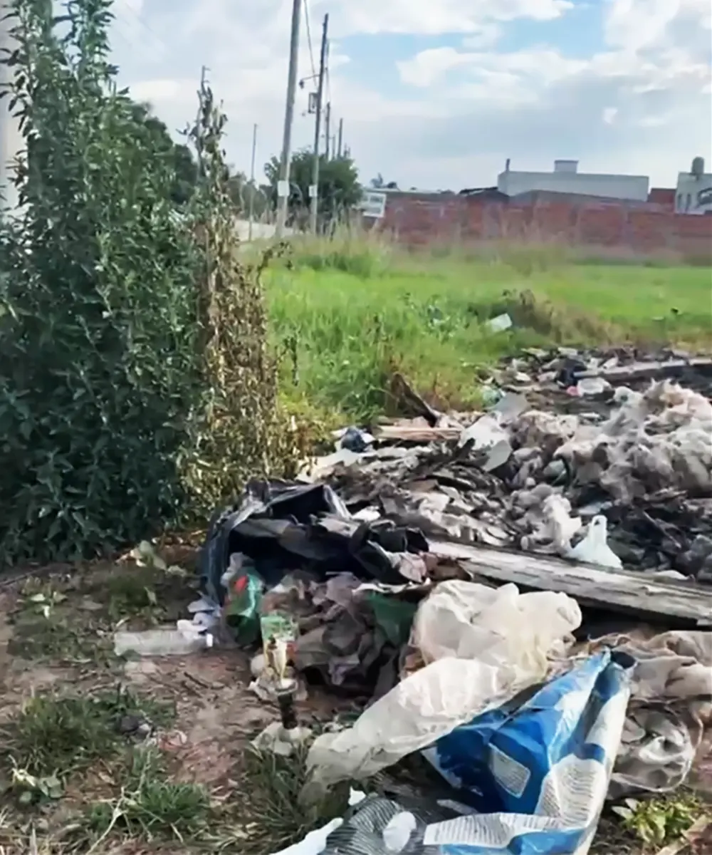 Basural a cielo abierto: un foco de infección para el vecindario