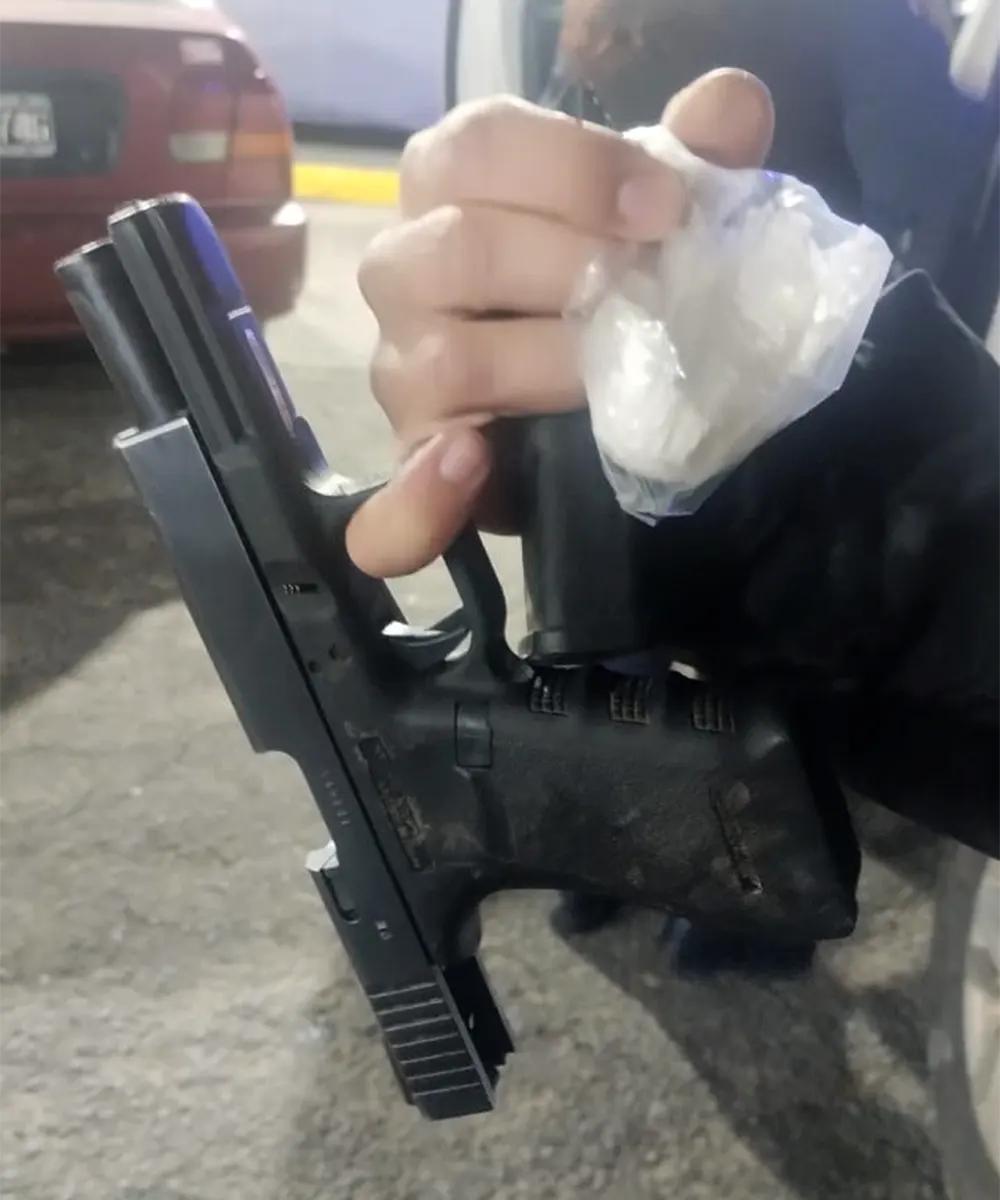 Pistola incautada por la Policía