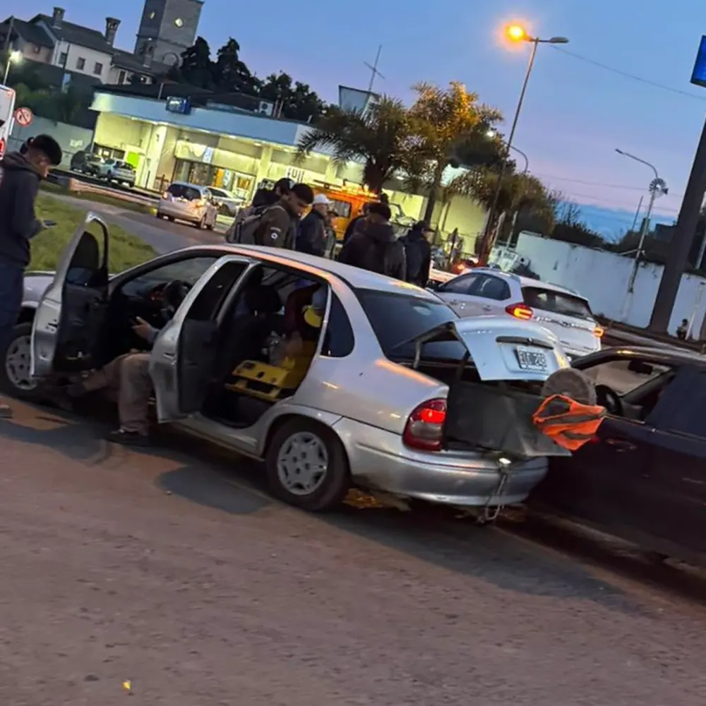 los autos involucrados en el violento accidente