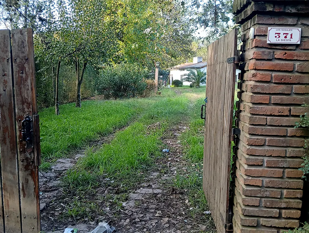 Casaquinta de la calle Los Nogales, donde ocurrió el intento de robo