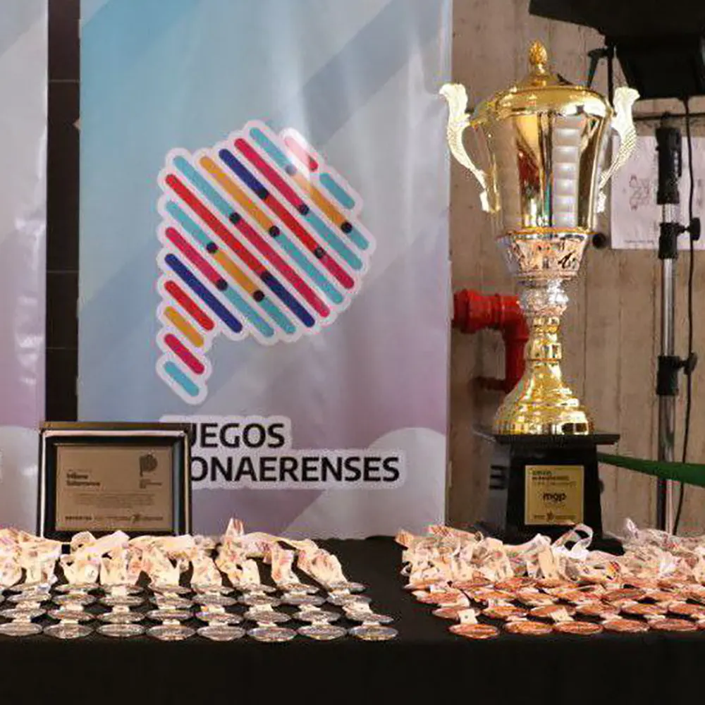las medallas conseguidas por la delegación de escobar durante la última edición de los juegos bonaerenses