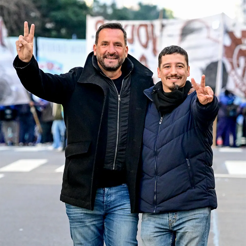 Ariel Sujarchuk y Leonardo Moreno