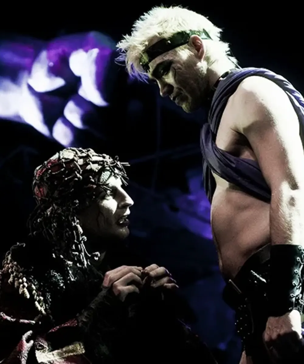 Escena de la comedia musical Calígula