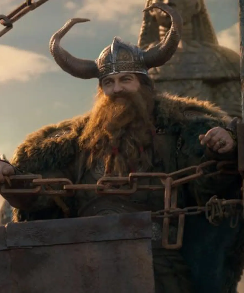 Estoico el Vasto, líder de los vikingos y padre de Hipo, película que se estrenará en el Seminari.