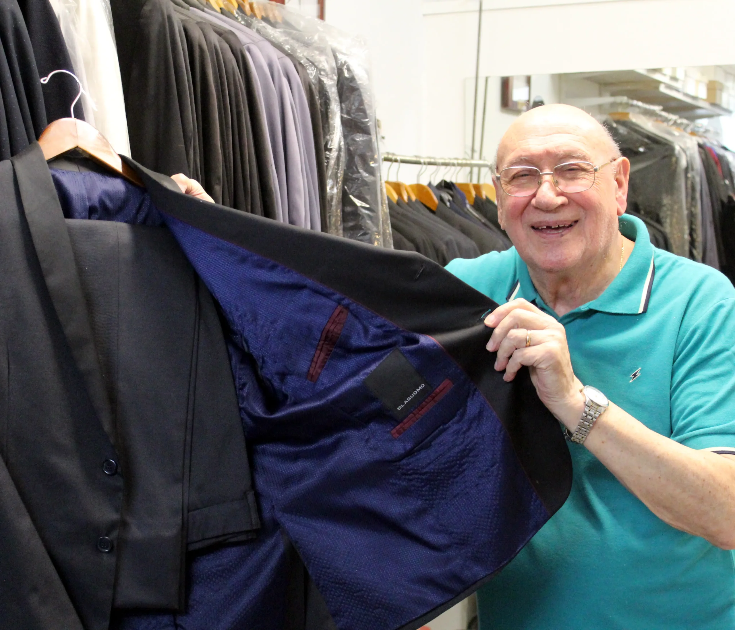 Fredy González, sonriente 