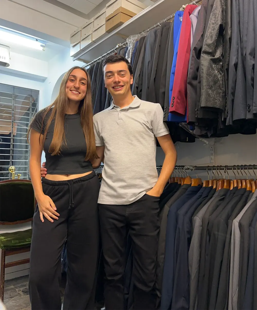 Nicolás González y su novia Agustina, quienes tomaron la posta de Henry Sport