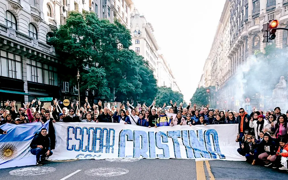 El peronismo de Escobar dijo presente en la marcha por Cristina Kirchner