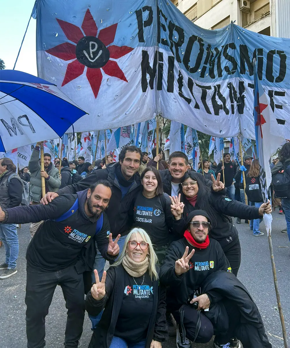 Peronismo Militante presente en la marcha de apoyo a Cristina Kirchner