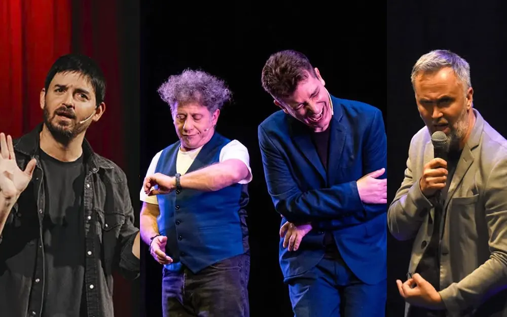 Tres grandes espectáculos de humor se presentarán en el teatro Seminari
