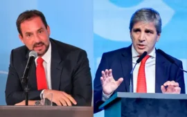 Ariel Sujarchuk y Luis Caputo