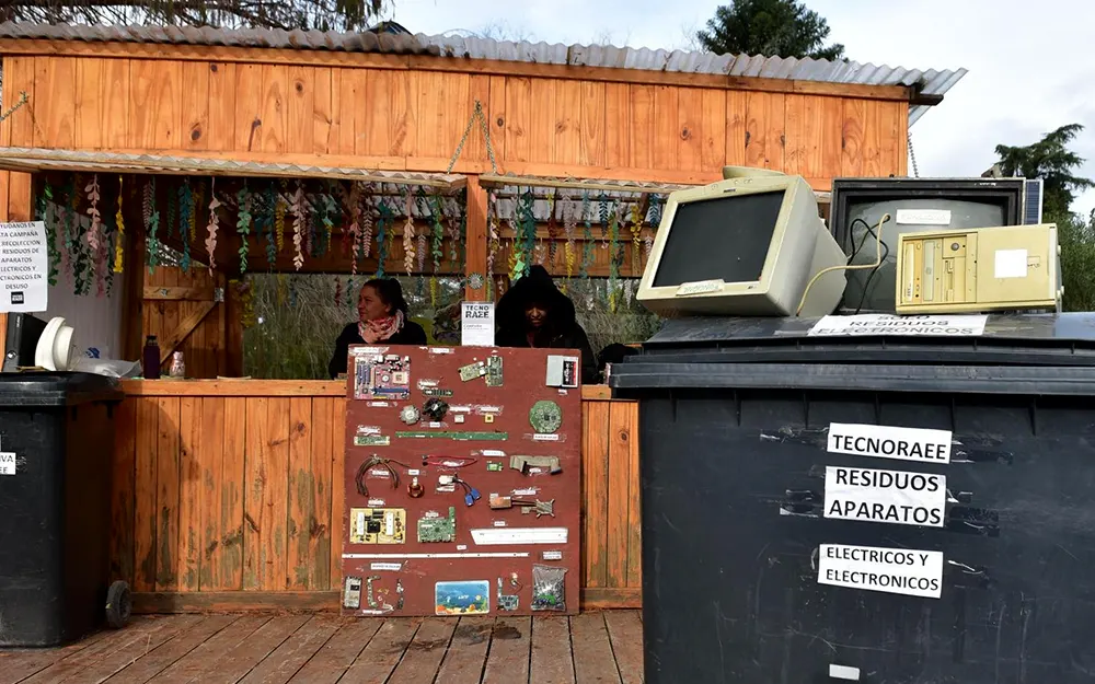Escopark cuenta con un punto de recolección de residuos electrónicos