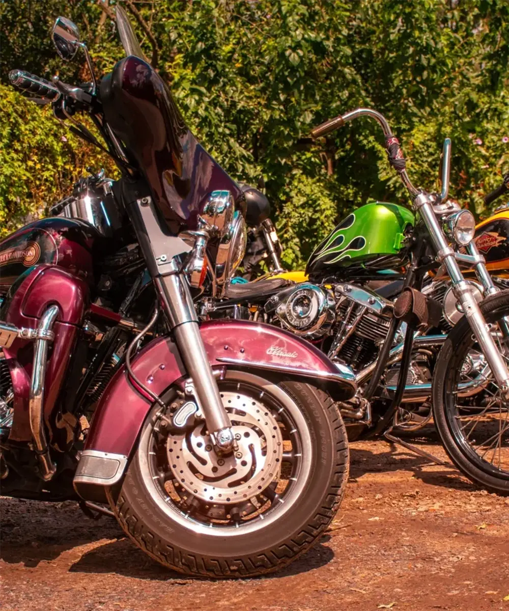 Motos tuneadas en exhibición, que serán parte del evento