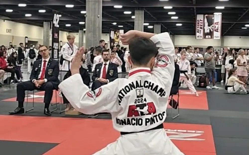Escobar dijo presente en el Mundial de Taekwondo ATA de Estados Unidos