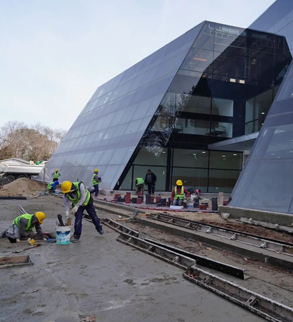 Fachada del futuro centro médico
