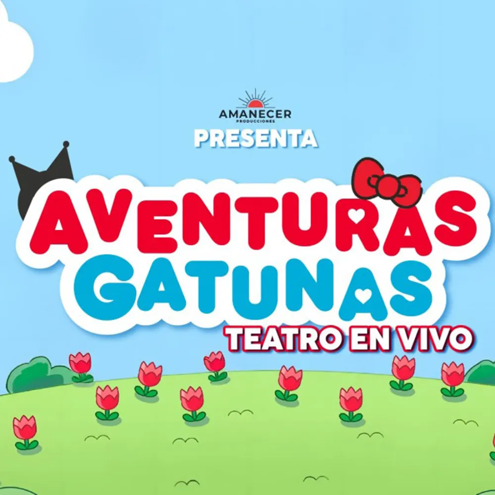 Flyer de “Aventuras Gatunas”. obra teatral que se presentará en vacaciones de invierno en el Seminari