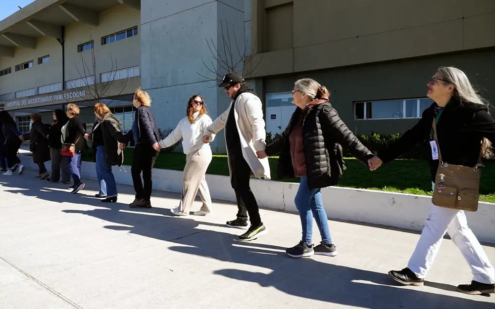Abrazo al Hospital del Bicentenario: piden que se habilite la Maternidad