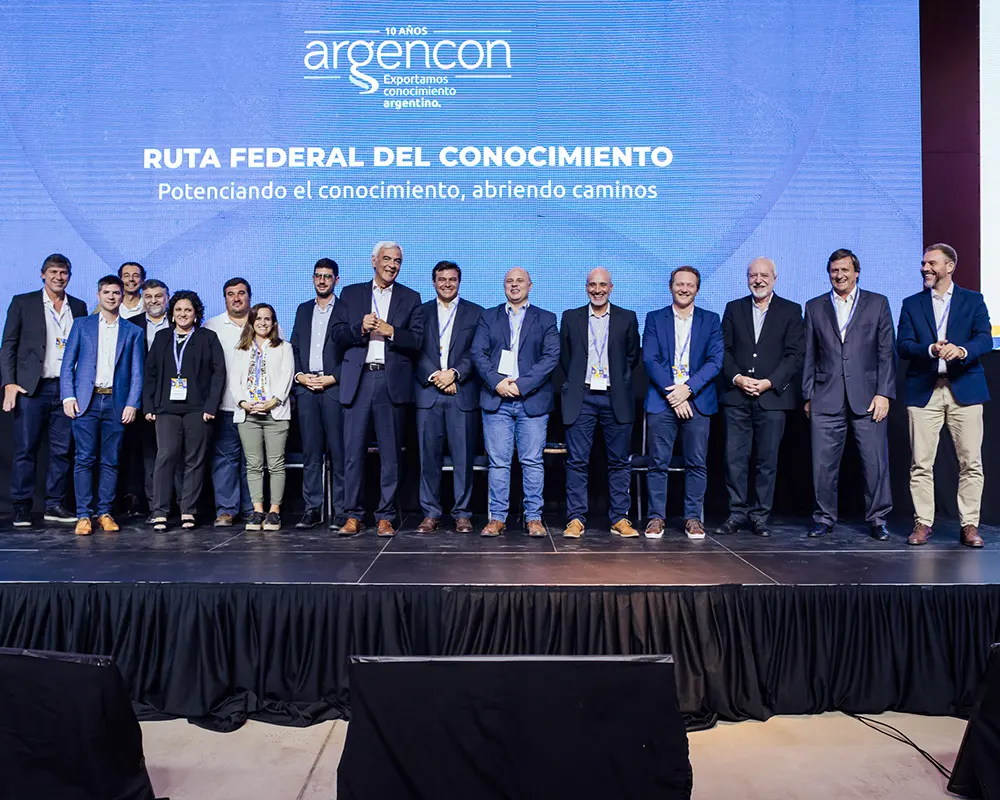 Participantes del evento Ruta Federal del Conocimiento organizado por Argencon en Escobar.