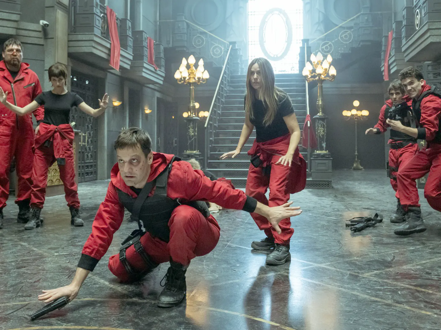 Rodrigo de la Serna en su personaje de Palermo en La casa de papel.