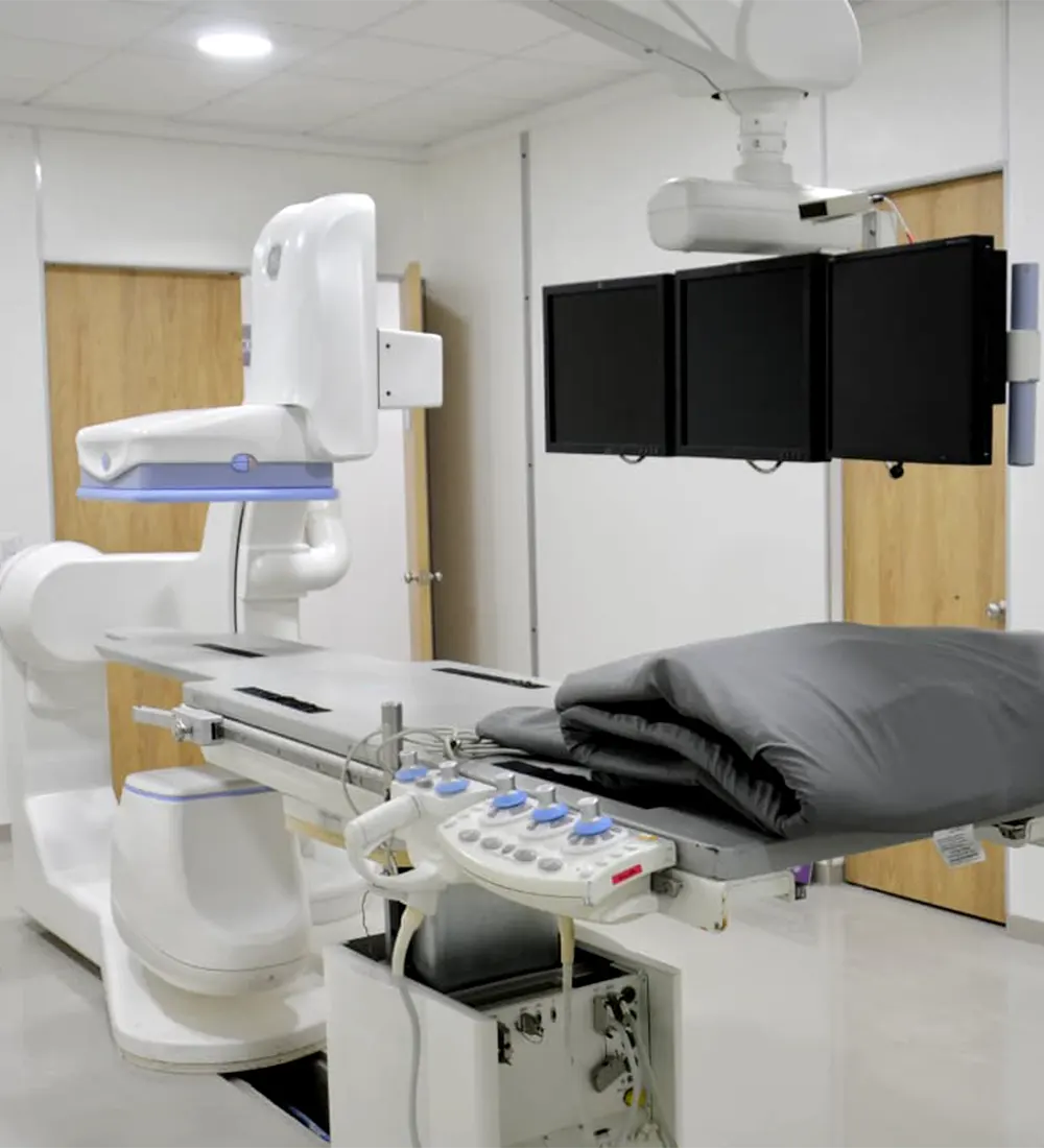 Máquina de cauterización cardiaca, instrumental de la clínica de IOMA