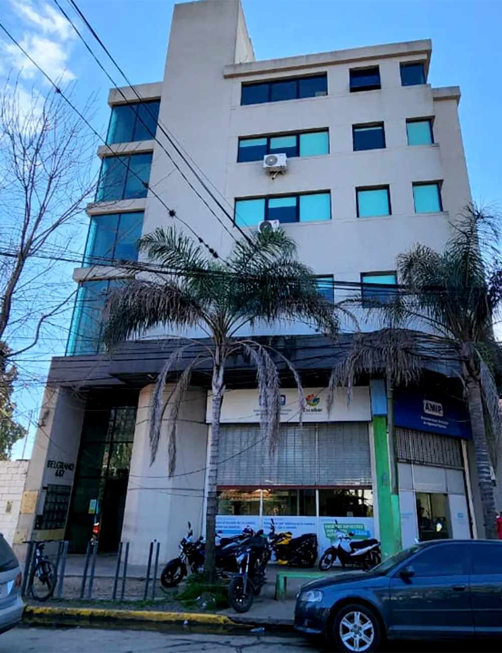 Fachada del edificio donde se alojaba la División de Seguridad Ciudadana