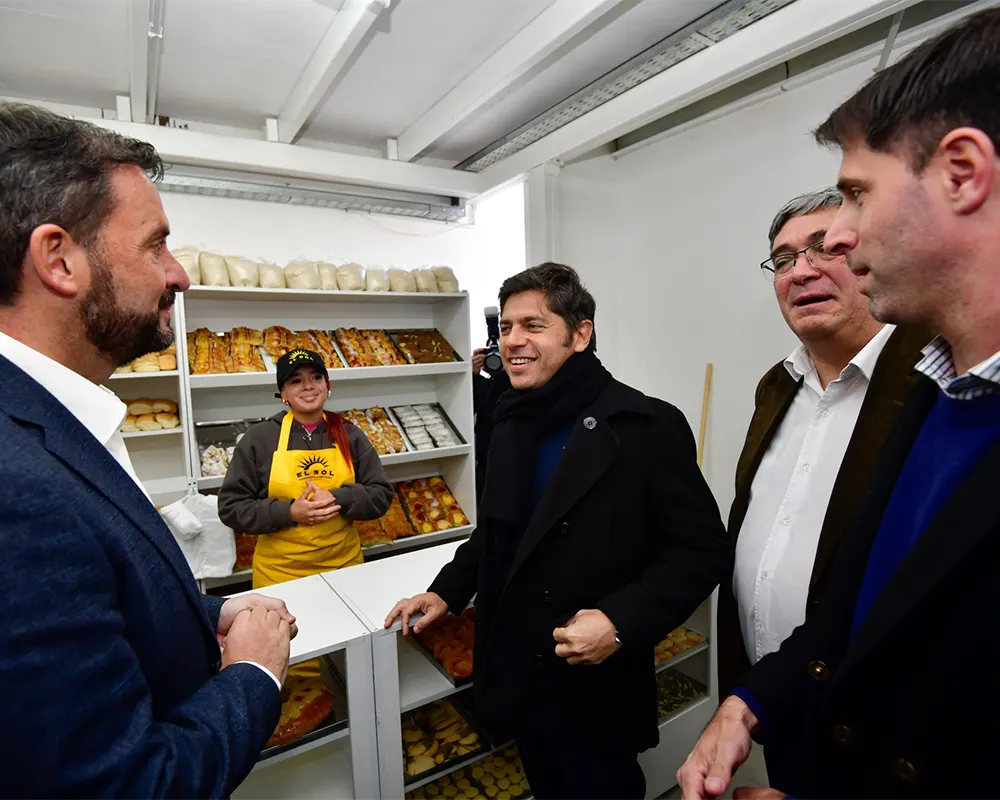 Kicillof en la inauguración del Mercado Provincial Fijo de Alimentos Bonaerense