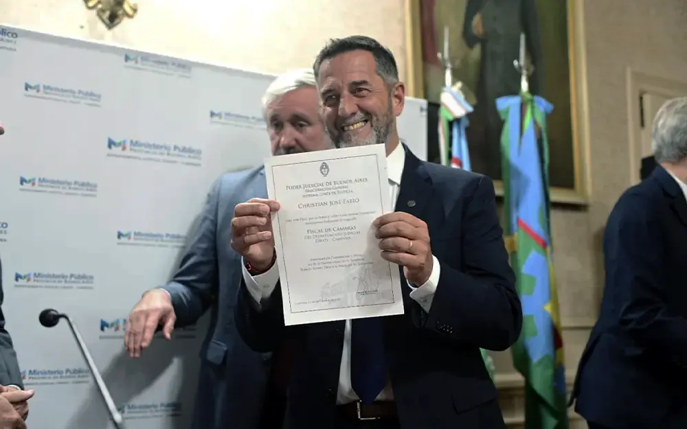 Christian Fabio asumió la jefatura del Ministerio Público de Zárate-Campana