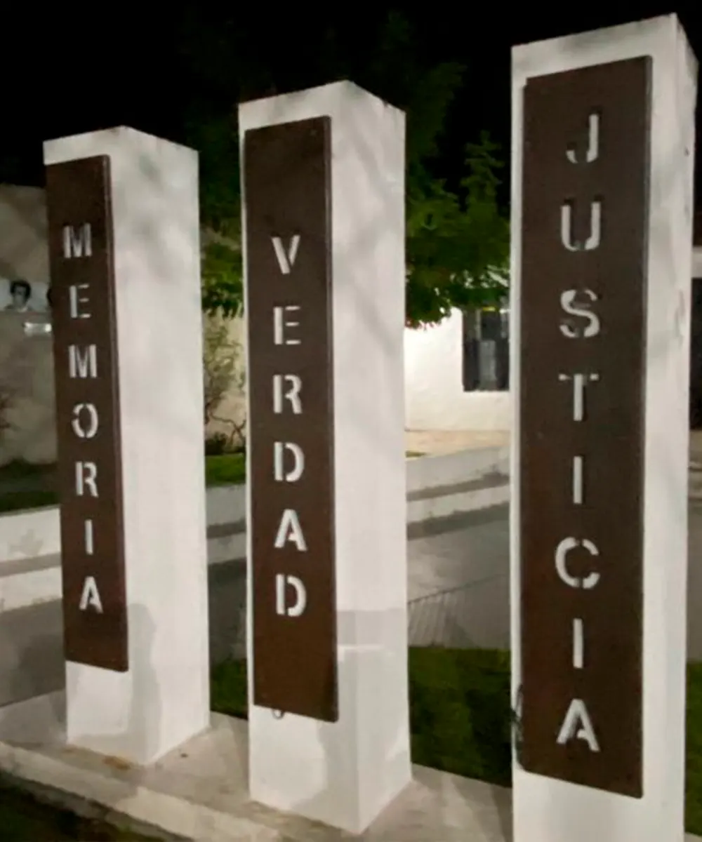 Plaza de la Memoria, lugar donde se quiere hacer homenaje a las víctimas de Palestina.