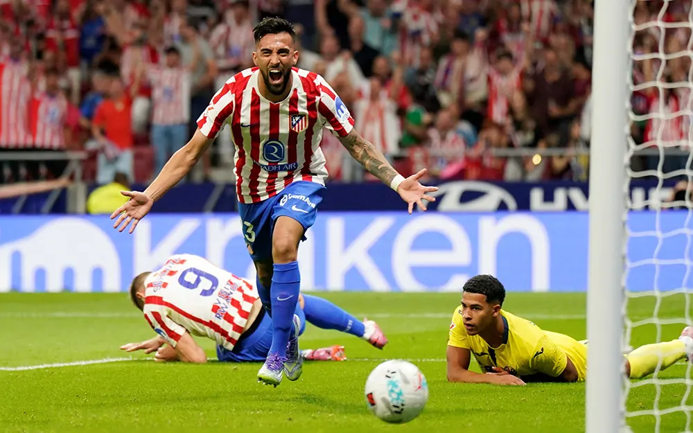 Nico González festeja su gol