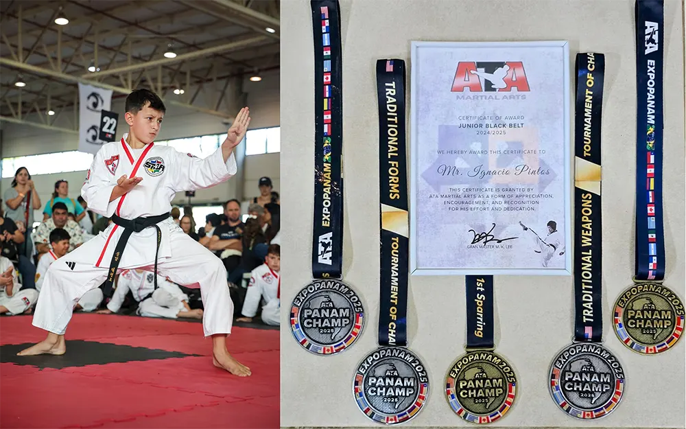 Escobar logró 36 medallas en el Panamericano de Taekwondo ATA 2025