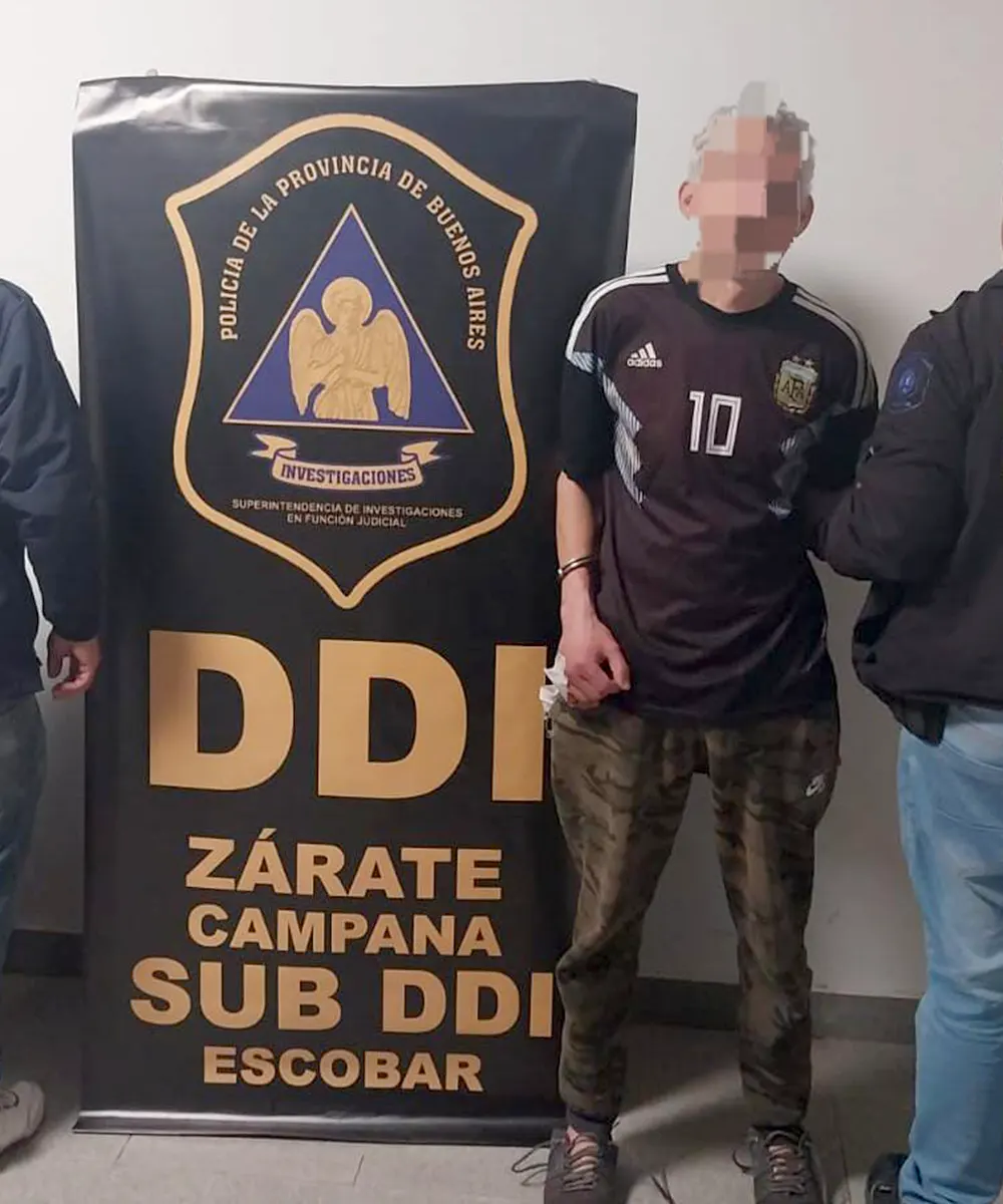 El hombre detenido de 47 años en Maquinista Savio