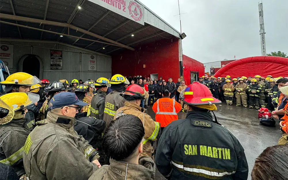Bomberos de seis países participaron de una capacitación en Garín