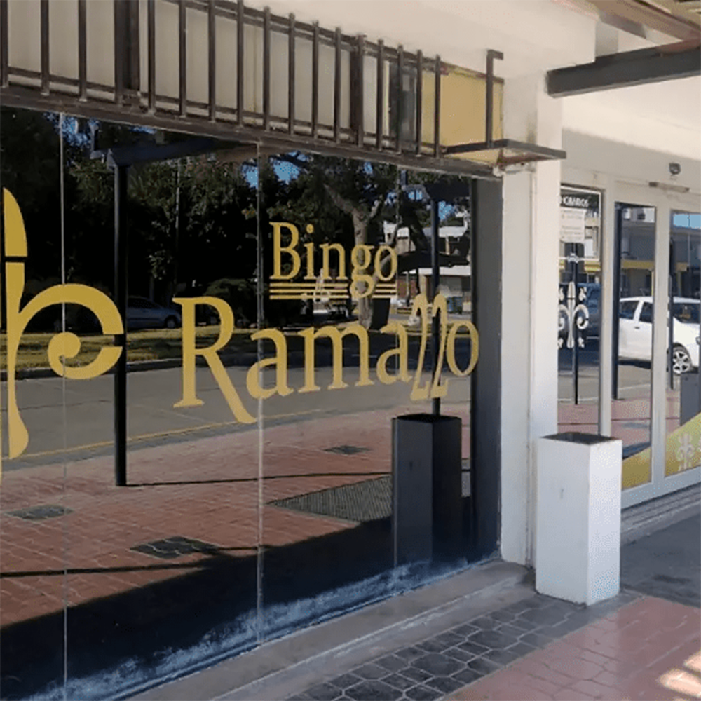 Fachada del Bingo Ramallo.