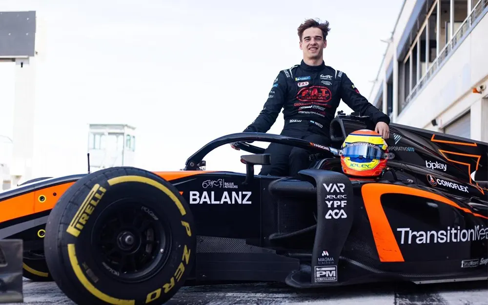 Histórico: el maschwitzense Nicolás Varrone correrá en la Fórmula 2 en 2026