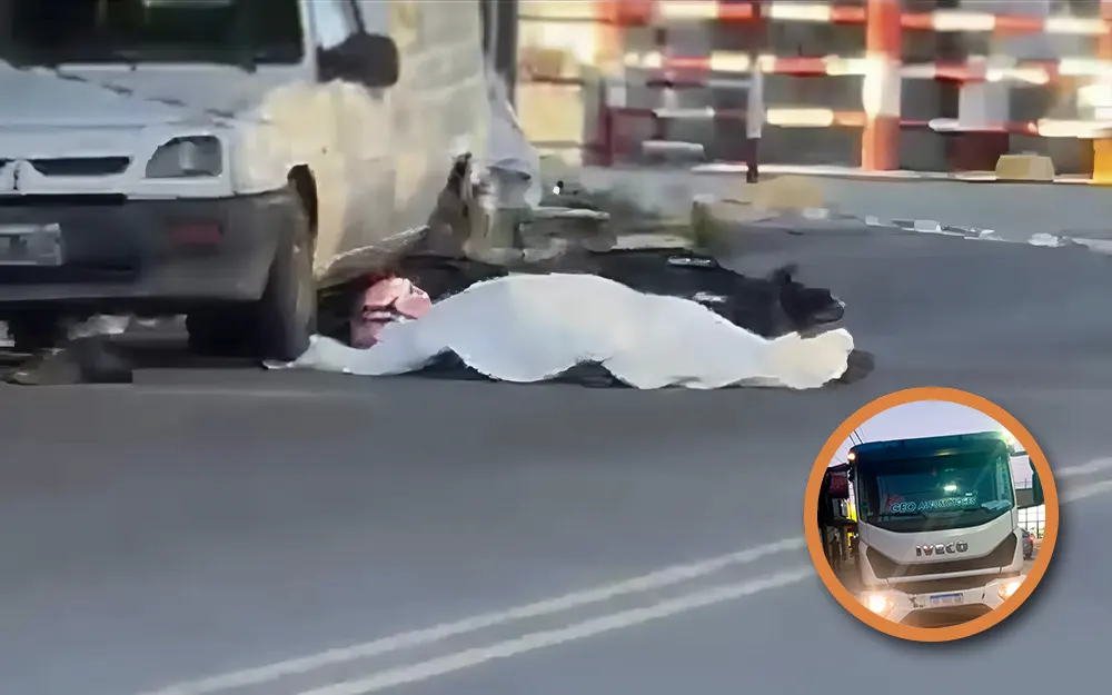 Joven motociclista murió aplastado por un camión en la avenida 25 de Mayo