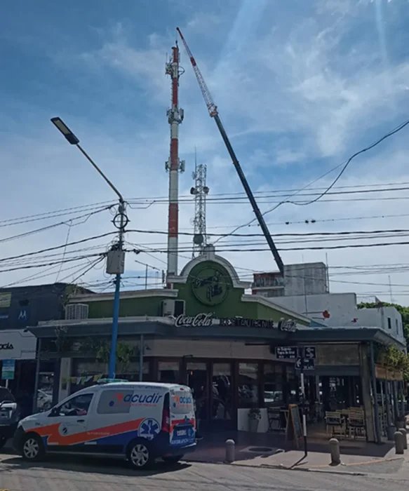 Anteta vista desde la esquina de Tapia de Cruz y Colón.