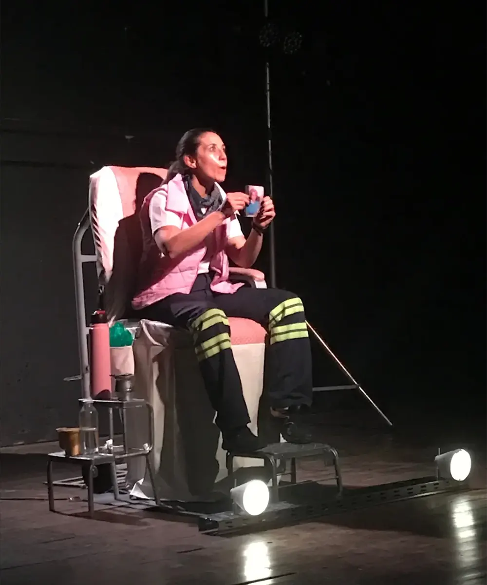 Evangelina Ferreira en escena