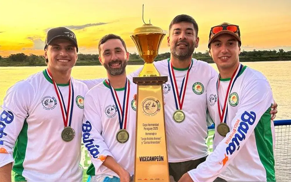 El Club de Pescadores de Escobar se consagró subcampeón en Paraguay