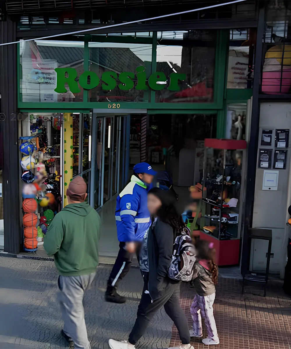 Frontis de la juguetería Rossier 2023.