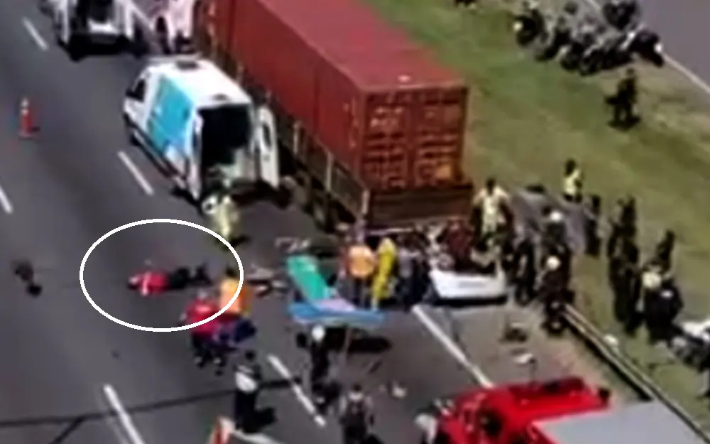 Está fuera de peligro el socorrista herido cuando asistía a dos accidentados